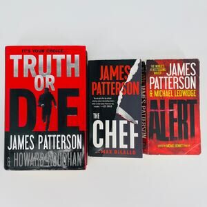 Alert, The Chef and Truth or Die, three books / novels by James Patterson - GUC
